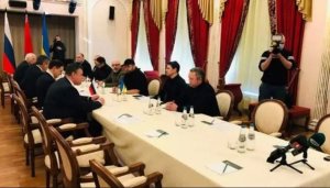 Abayobozi b'Uburusiya n'aba Ukraine bahuriye mu biganiro byo guhagarika intambara