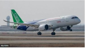 Ubushinwa bwagurukije Indege C919 yambere bwakoreye gutwara abagenzi