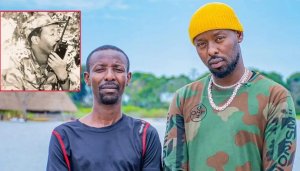 Eddy Kenzo yahamije ko uwo yakuze yita se atari we