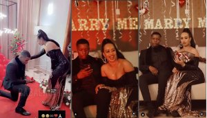 Mu ibanga rikomeye The Trainer yambitse impeta Keza bari baratandukanye[AMAFOTO]