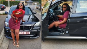 Nana yashimiye byimazeyo umukunzi we wamuhaye impano y'imodoka(AMAFOTO)