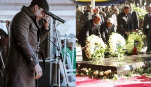 Amarangamutima Harmonize yagaragaje mu muhango wo gushyingura nyakwigendera Benjamin Mkapa ntiyavuzweho rumwe na benshi