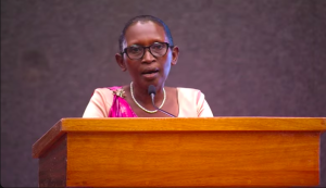 Hon. Kazarwa Gertrude yatorewe kuyobora inteko Ishinga amategeko umutwe w'abadepite