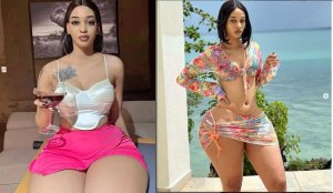  Ihere ijisho uburanga bw'umunyarwandakazi umaze kwigarurira imitima y'ibyamamare birimo Drake na Harmonize[AMAFOTO]