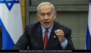 Netanyahu yikomye Perezida Macron w'u Bufaransa ushaka kumukomanyiriza