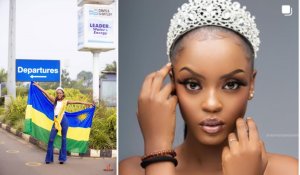 Uwicyeza Landrine yaserukiye u Rwanda mu irushanwa rya Miss Africa Golden rizabera Nigeria.{AMAFOTO}