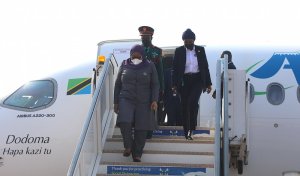 Perezida Samia Suluhu wa Tanzania yageze i Kigali [AMAFOTO]