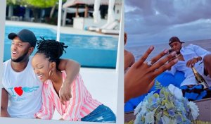 The Ben yambikiye impeta Miss Uwicyeza Pamella ku kirwa Cya Maldives[AMAFOTO]