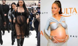 Rihanna yavuze ko yiteguye guhangana n'umuntu uzavuga nabi inda atwite 