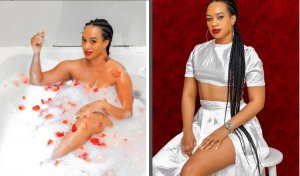 Mu mafoto ihere ijisho uburanga bw'umunyamideri Keza Terisky uherutse kwambikwa impeta na The Trainer