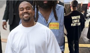 Kanye West akomeje kwibasirwa kubera amagambo yagaragaye ku mupira yari yambaye