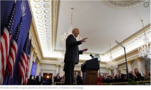 Perezida Biden Yavuze ko Amerika Izahora kw'Isonga kandi ko yatsinze Putin