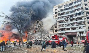 Uburusiya bwongeye gutera ibisasu byinshi mu mijyi ya Ukraine bihitana benshi