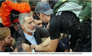 Espagne: Umwami Felipe VI yatewe amagi n'ibyondo bazira uko bitweye mugihe cy'amage