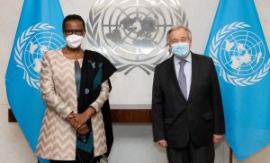 Amb Rugwabiza Valentine yasezeye Umuyobozi wa UN