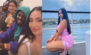 Briana wahoze ari umukunzi wa Harmonize akomeje kugirira ibihe byiza i Kigali na Juno(AMAFOTO)