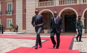 Perezida Kagame Yageze Muri Angola kuganira na Tshisekedi
