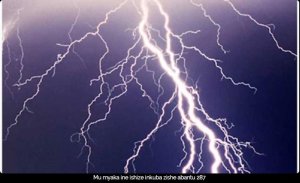 Mu myaka ine ishize inkuba zishe abantu 287 mu Rwanda