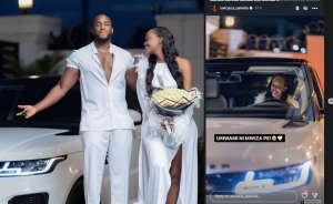 Imbamutima za Miss Uwicyeza Pamella nyuma yo guhabwa ‘Range Rover' n'umugabo we[AMAFOTO]