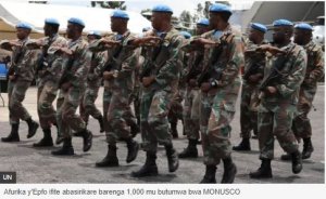 RDC: Afurika y'Epfo yahamagaje abasirikare bayo babaswe n'uburaya muri MONUSCO 