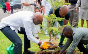 Ray Allen Jr. wamamaye muri NBA yateye igiti kuri BK Arena