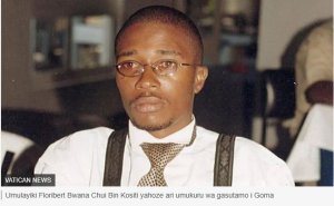 Papa agiye kugira umuhire Floribert Bwana Chui uvuka i Goma