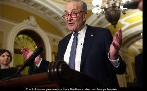 Ibigwi bya Chuck Schumer watorewe kuyobora Aba-Democrates muri Sena ya Amerika