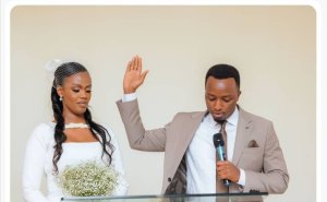 Paul Rutikanga yasezeraniye imbere y'amategeko