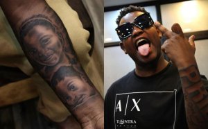 Hamenyekanye akayabo Bruce Melodie yishyuye ubwo yashyiragaho Tatto z'abakobwa be