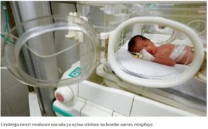 Gaza:Amakuru mabi kuri wa mwana wateruwe munda ya nyina wari umaze kwicwa na bombe 