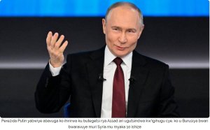 Hashize imyaka 10 twaravuyeyo: igisubizo cya Putin ku bavuga ko yatsinzwe muri Siriya