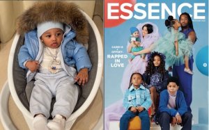 Bwa mbere Cardi B yerekaye isura y'umwana we [AMAFOTO]