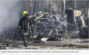 Ukraine yongeye gusukwaho ibisasu ku nshuro ya kabiri yikurikiranya