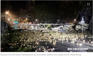 USA: Miliyoni z'Abaturage Ntamashyarazi Bafite Kubera Serwakira Milton