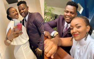 Bruce Melody yasohokanye na Miss Igisabo[AMAFOTO]