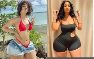 Yolo yashimangiye ko ari we mukobwa ushobora kuba afite imiterere y'umubiri uteye neza kurusha abandi mu Rwanda[AMAFOTO]