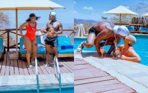 Harmonize na Kajala bongeye guterana imitoma bivugisha benshi(AMAFOTO+VIDEO)