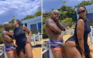 Harmonize ari mu munyenga w'urukundo n' Umunyarwandakazi Laika ukizamuka(Amafoto)