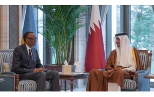 Sheikh Tamim bin Hamad wa Qatar na Mottley wa Barbados bavuze ku ntsinzi ya Kagame
