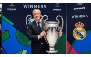 Florentino Pérez yatorewe kuyobora Real Madrid kugeza mu 2029