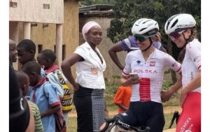 Kasia Niewiadoma wegukanye Tour de France yagaragaje amarangamutima afite ku Banyarwanda