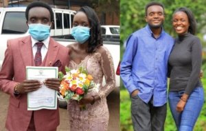 Muhire Jean Claude yasezeranye n'umukunzi we wamuhaye impyiko arwaye [AMAFOTO]