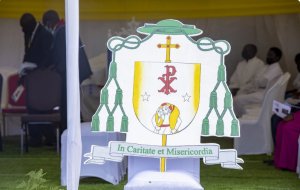 Mgr Papias Musengamana yaramburiweho ibiganza mu umuhango wo kumuha ubwepiskopi(Amafoto)