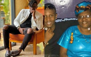 Christopher yishushanyijeho amazina y'umubyeyi we umaze umwaka yitabye mana, amwifuriza isabukuru nziza