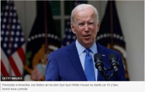 Joe Biden yatangaje ko Icyorezo cya Covid-19 cyarangiye muri Amerika