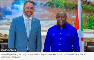 Ibivugwa ko bigenza Minisitiri w'ububanyi n'amahanga w'Ububiligi mu karere