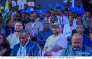 APR BBC yaraye inyagiriye Nairobi City Thunder imbere ya Perezida Kagame