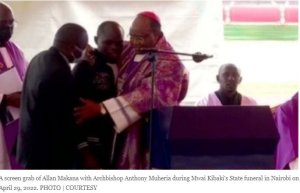 Imvururu mu gushyingura Mwai Kibaki wabaye Perezida wa Kenya 