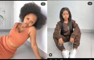 Afite isura nk'iyumwana !Ihere ishisho uburanga bw'umunyamdirikazi ufite isura itangaje [AMAFOTO]