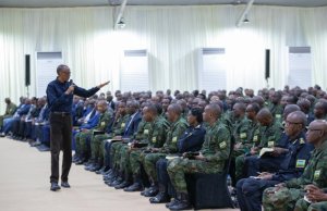 Perezida Kagame yashimye uko inzego z'umutekano zitwaye muri 2023
